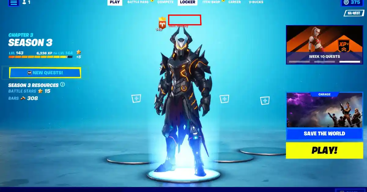 invisible character on fortnite