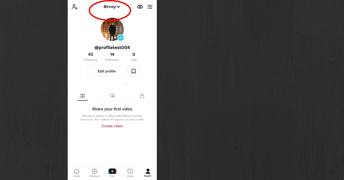 invisible character on Tiktok